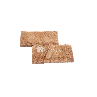 Плитка пиленная с 4-х сторон из песчаника "Тигровый" скала 20х10х2 см